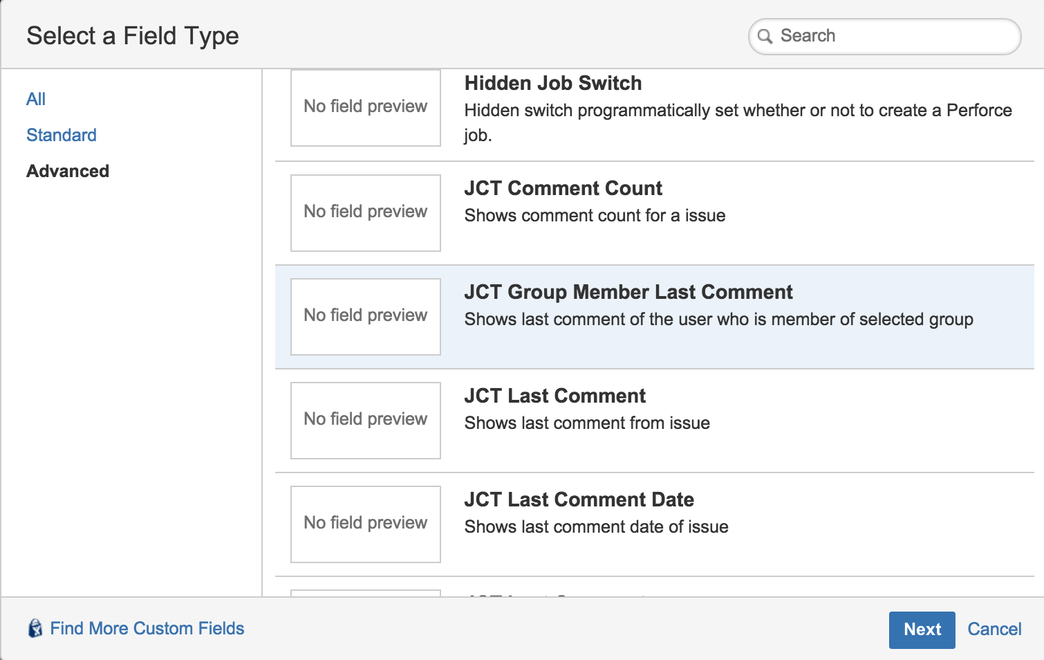 Select_Field_JSF_Group_Member Last Comment.png